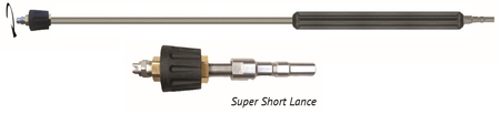 Stainless steel variable pressure lance