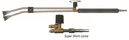 Zinc plated twin lances with chemical knob