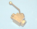 Zinc/nickel plated ball valves